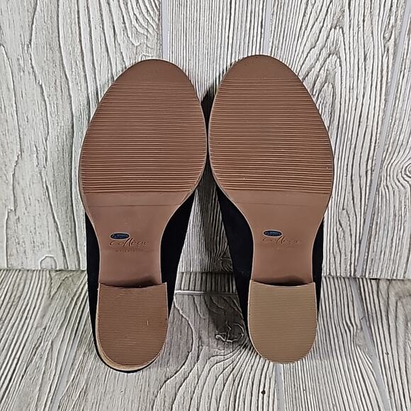 Aqua College Nan Black Leather Waterproof Slip On Mules Womens Size 6 NEW - Picture 8 of 14